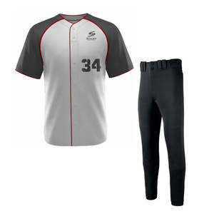Uniforme de Béisbol Personalizado al por Mayor con Colores Personalizados, Logotipo Personalizado, Servicio OEM de Alta Calidad para Equipos Adultos - Product Image 1