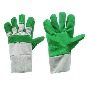 Guantes de Soldadura de Cuero Vacuno de Alta Resistencia con Diseño Innovador, Forro de Algodón Ignífugo, Protección Térmica para Trabajo Comercial - Product Image 5