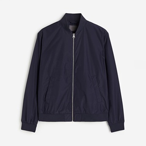 Chaqueta Bomber Unisex con Logotipo Personalizado OEM, Chaqueta de Vuelo de Satén Elegante para Hombre, Chaqueta de Béisbol Americana Ligera con Bolsillo Lateral para Hombre - Product Image 1