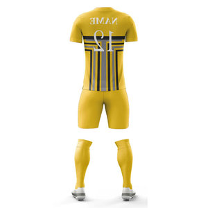 Tenues de football de haute qualité à bas prix, kits toutes saisons, tailles pour jeunes et enfants, respirants, uniformes d'équipe de football, costumes de club, OEM - Product Image 5