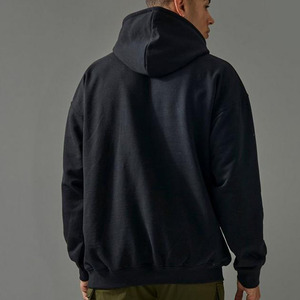 Sweat-shirts à capuche pour hommes, très demandés, avec logo frontal uni, respirants, séchage rapide, impression numérique, teinture unie, pour l'hiver - Product Image 2