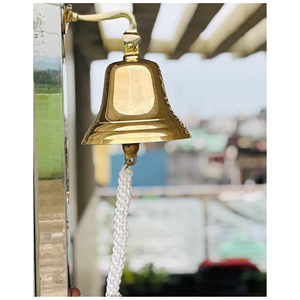 Campana Náutica de Latón de Lujo, Campana de Latón Premium para Hogar, Oficina, Barco, Templo, Puerta y Decoración, Ideal para Regalo - Product Image 1