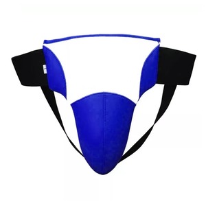 Protège-entrejambe de boxe en cuir de qualité supérieure, mousse haute densité, design réglable et confortable, équipement de protection professionnel, logo personnalisé - Product Image 4