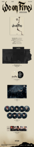 &TEAM 3er EP [We on Fire] (Edición Limitada) Álbum Oficial de Kpop Coreano en CD - Product Image 6