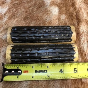 Hojas de Hacha Hechas a Mano con Hueso de Búfalo de ILAHI, Forma Natural Pulida, Tamaño Personalizado, para Fabricación de Cuchillos Artesanales, Imitación Antigua - Product Image 2