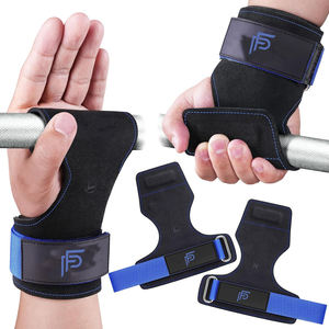 Poignées en cuir double couche, robustes, antidérapantes, protection avancée pour la musculation, l'haltérophilie, la musculation en salle, la sécurité de l'entraînement - Product Image 1