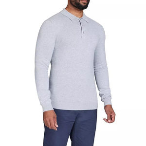 Nuevo Polo de Moda para Hombre, 100% Algodón, Estampado, con Cuello Camisero, Transpirable, Corte Regular, Tallas Grandes, OEM - Product Image 3