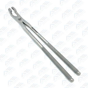 Molaires 19.25 pouces pince molaire équine à mâchoire dentelée 49 cm pince d'extraction dentaire en acier inoxydable de haute qualité - Product Image 1