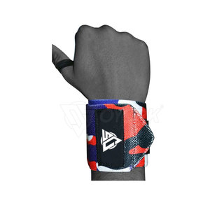 Muñequeras de ajuste cómodo, construcción duradera, tela suave, ideales para entrenamientos en el gimnasio y entrenamiento de fuerza. - Product Image 5