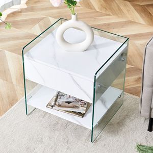 <b>Bedside</b> Table with Drawers Nightstands Product - Product Image 4