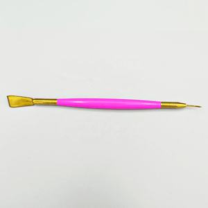 Outil de séparation de levage de cils professionnel en acier inoxydable avec poignée rose pointe de séparateur d'or 2-en-1 ascenseur et teinte sans odeur - Product Image 2