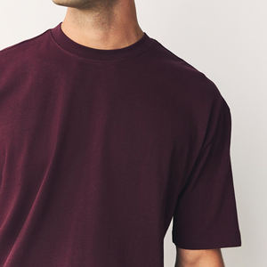 Camiseta de Cuello Redondo de Algodón de Alta Calidad OEM, Tejido de Punto Informal para Fitness, Logotipo Personalizado en la Parte Delantera, Transpirable y de Secado Rápido - Product Image 5