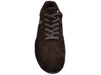 Chaussures Oxford décontractées pour hommes en similicuir suédé marron à lacets, bout renforcé, respirantes, semelle intermédiaire en caoutchouc antidérapante, toutes saisons