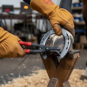 Pinza de Herrador Curva Forjada a Mano Reutilizable al por Mayor con Agarre Firme y Diseño Recto, Negra - Product Image 6