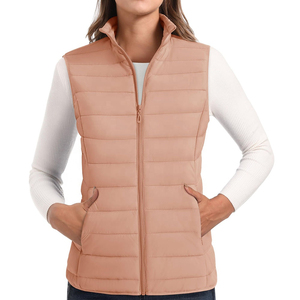 Gilet matelassé personnalisé pour femme, offrant une isolation thermique, une construction légère et un style moderne pour les aventures hivernales en plein air. - Product Image 1