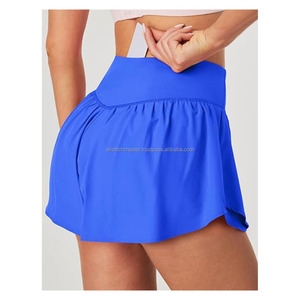 OEM 2025 Jupes de golf athlétiques pour femmes Jupe légère plissée avec poches pour la course à pied Tennis Workout Short - Product Image 2