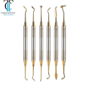 Kit d'instruments de restauration composite de qualité supérieure, outils de sculpture pour la pose de composites dentaires, réutilisables en acier inoxydable - Product Image 5