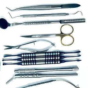 Kit de Cirugía Oral Periodontal Microquirúrgica, Instrumentos Mucogingivales y Periósteicos, Juego de Instrumentos Quirúrgicos Dentales de Acero Inoxidable - Product Image 4