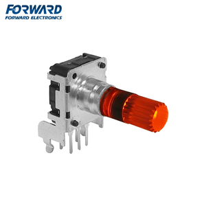 ตัวปรับระดับความสูง DC12S 24/25 มม. โรตารี่ LED Encoder แกน 12 มม. สำหรับควบคุมระดับเสียง - Product Image 1