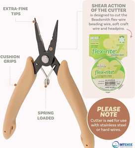 เครื่องมือทำเครื่องประดับอเนกประสงค์ สแตนเลสสตีล สำหรับตัดและจีบสายโลหะ รุ่นจดสิทธิบัตร - Product Image 6