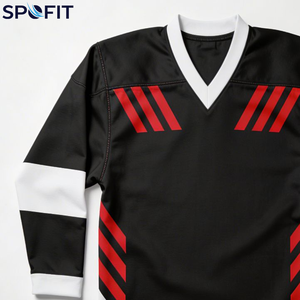 Nouveauté, maillot de hockey sur glace personnalisé, qualité supérieure, uniforme d'équipe de hockey sur glace, séchage rapide, 100% polyester, maillot de hockey sur glace - Product Image 3