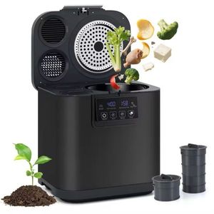 Composter Elettrico da 4 L con Display LED e 2 Filtri a Carbone Attivo, Elettrodomestico da Cucina con Coperchio - Product Image 1