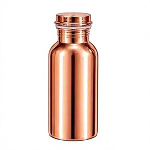 Juego de Botellas de Agua de Cobre, Diseño Minimalista, Portátiles, para Viaje, con Tapa - Product Image 2