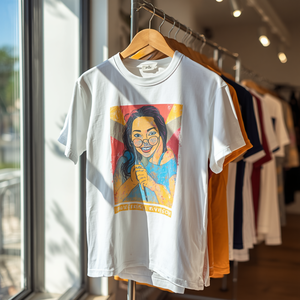 T-shirt unisexe à manches courtes avec imprimé graphique mignon, coupe classique, en coton confortable pour un usage quotidien, offre en gros OEM - Product Image 2