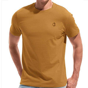 T-shirt pour homme de qualité supérieure, style formel, tissu tricoté 100% coton, pour les voyages, le quotidien, confort décontracté et tendance - Product Image 1