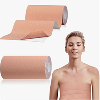 ACQ Hypoallergénique Sans Latex FTM Transgenre Non-Binaire Résistant à l'Eau Respirant Spandex Coton Poitrine 5m