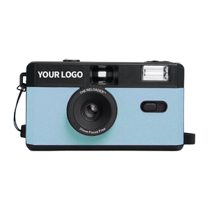 Appareil photo argentique 35 mm réutilisable avec logo personnalisé, mise au point fixe, manuel, en plastique, piles AA, fabriqué en Chine, design compact, cadeau promotionnel, coloré - Product Image 2