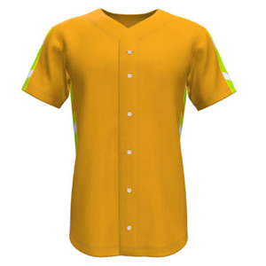 Uniforme de baseball unisexe le plus vendu en gros, logo personnalisé, nom de l'équipe, 100 % polyester coton, manches courtes, anti-humidité - Product Image 2