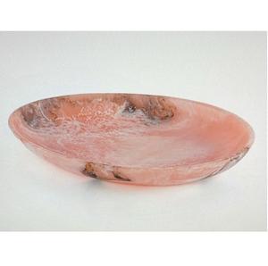 Plato de Resina con Base, Diseño de Mármol Sostenible Hecho a Mano, para Servir Postres, Frutas y Chocolates, Decoración de Mesa para Fiestas - Product Image 6