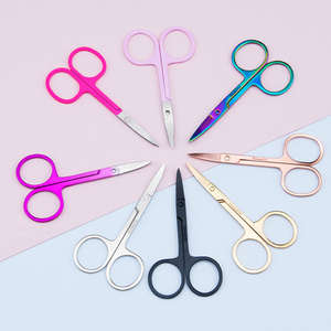 Ciseaux de précision en acier inoxydable et céramique de haute qualité pour la réparation des extensions de cils et des sourcils - Product Image 3