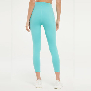 Hot Women Sports Tight Knitted Mid Waist <b>Leggings</b> Hot Selling Sportswear Running Fitness Yoga Gym Breathable Workout <b>legging</b> - Product Image 2