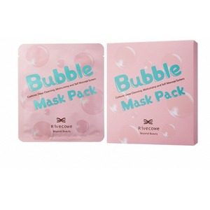 [J International] Masque facial hydratant 13ml format voyage, masque à bulles Rivecowe pour nettoyer les pores - Product Image 2