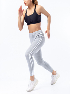 Leggings de compression évasés à taille haute et élastique pour femmes, longueur cheville, effet froncé aux fesses, pour la course et le fitness (vente en gros) - Product Image 5