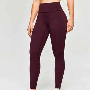 High Waist Simple Knitted Seamless Women Leggings Solid Yoga Workout <b>Tights</b> Butt Lifting Stretch Activewear - Product Image 5