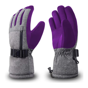 Fabrication OEM ODM, conception personnalisée, gants de ski en gros, gants de snowboard, livraison rapide, prêts à être expédiés, gants de ski simples, imperméables - Product Image 6