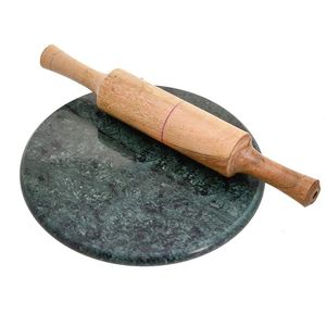 Marble <b>Rolling</b> <b>Pin</b> and Pastry Board Set with <b>Wooden</b> Storage Stand Eco-Friendly 4mm/10mm Thickness Options - Product Image 2