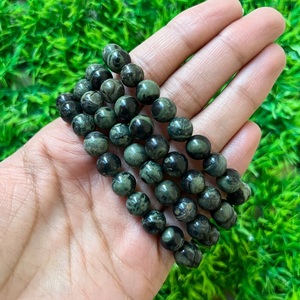 Natural Kambaba Jasper <b>Bracelet</b> Green Jasper <b>Beaded</b> <b>Bracelet</b> For Healing Reiki Energy Jewelry Wholesale 8mm - Product Image 5