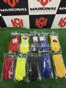 American Football Gloves Breathable Lightweight Full Finger Adjustable Wrist Strap Silicone Super Tacky Grip Performance Gloves - Product Image 6