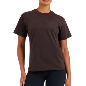 T-shirt en coton pour femme, coupe classique, décontracté, manches courtes, col rond, basique, pour tous les jours, fabricant OEM ODM, vente en gros personnalisée - Product Image 1