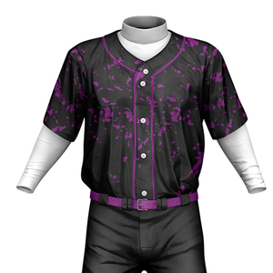 Uniforme de Béisbol Sublimado con Nuevo Diseño, Transpirable y de Secado Rápido, en Buena Calidad, Etiqueta Privada Personalizada, Color Sólido, MOQ Bajo - Product Image 6