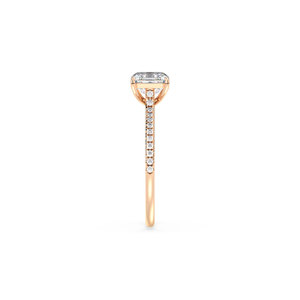 Bague solitaire REYES luxueuse en or massif 14 carats avec diamant HPHT CVD cultivé en laboratoire, élégante, durable, idéale pour un mariage ou une fête, bijou cadeau. - Product Image 4