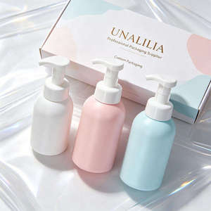 Vente en gros de flacons pompe en mousse PE de 500 ml, imprimés en sérigraphie, distributeurs de savon pour les mains, de gel douche et de mousse pour le visage de 300 ml, marque Unalilia - Product Image 6