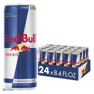Red Bull Original 24x250ml Canettes 0g Matière Grasse 0g Protéines Pour un Profil Énergétique Propre Idéal pour les Chaînes de Magasins et les Supermarchés - Product Image 2