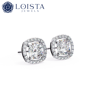 Boucles d'oreilles en diamant cultivé en laboratoire certifié IGI Gia Betterstar HPHT CVD, boucles d'oreilles en or 14k 18k, bijoux en diamant cultivé en laboratoire - Product Image 3
