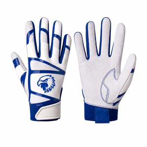 Custom Wholesale High Quality Leather Baseball Batting Gloves Ambidextrous Eco-Friendly Durable Unisex Adult Training Gloves - Product Image 2