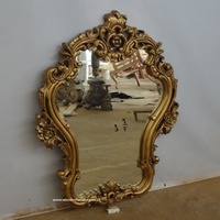Miroir de style français cadre de reproduction antique décoration murale classique accessoires en bois conçus pour la maison de style européen